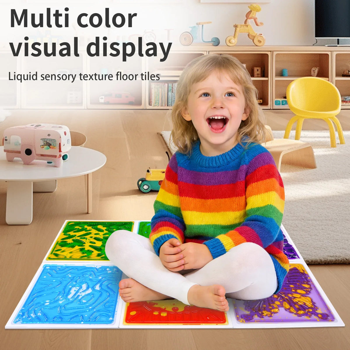 SquishTiles – Sensory Liquid Floor Tiles 💧🌈