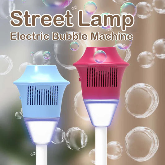 BubbleGlow Street Light Bubble Machine