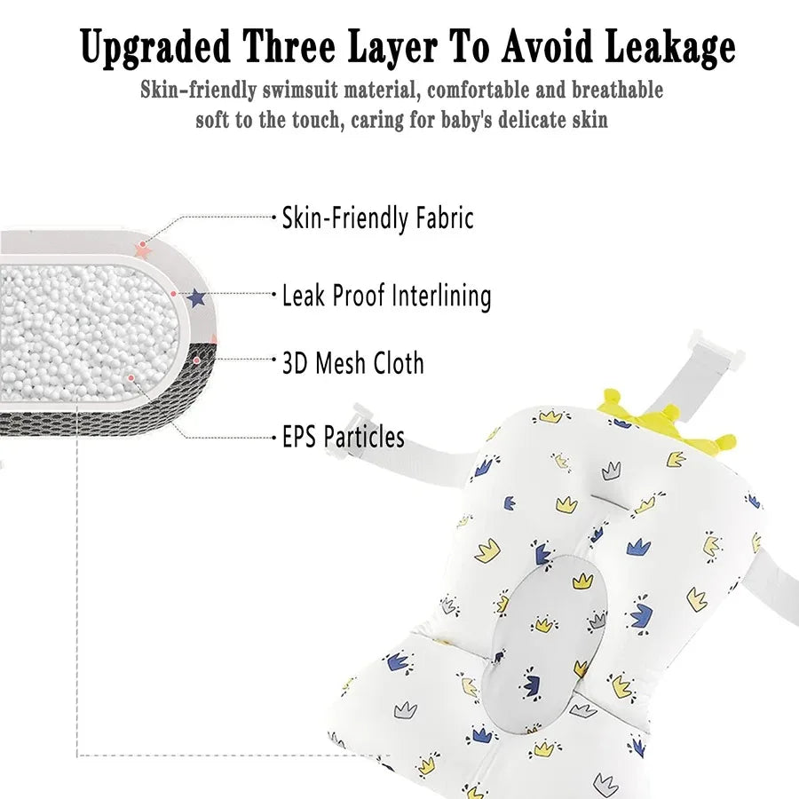 SnuggleFloat Baby Bath Cushion