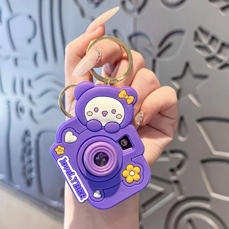 3D Camera Keyring – Cute Bag &amp; Key Charm