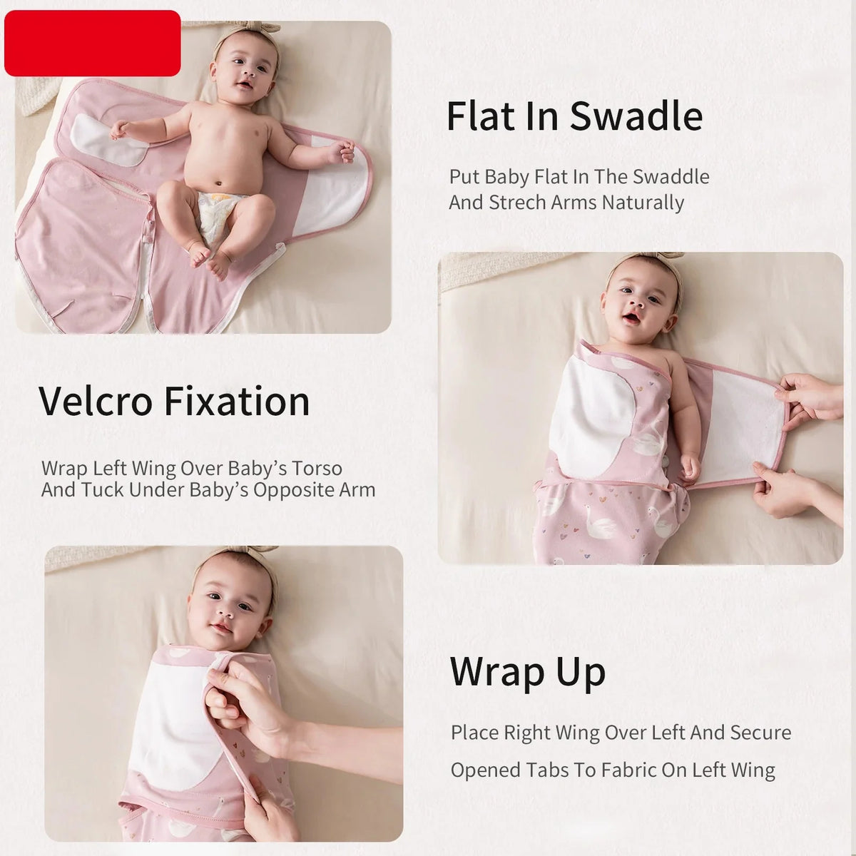 Adjustable Cotton Baby Swaddle Wrap  👶🌙