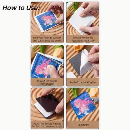 Craftify DIY Acrylic Fridge Magnet Kit