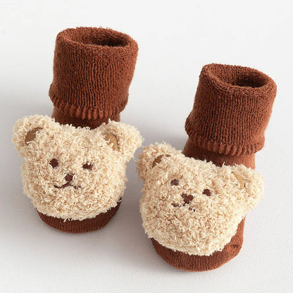 Cute Baby Cotton Bear Socks