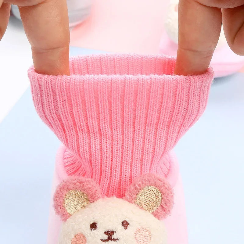 BearStep – Plush Anti-Slip Baby Crib Shoes 🐻👟