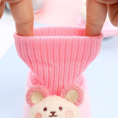 BearStep – Plush Anti-Slip Baby Crib Shoes 🐻👟