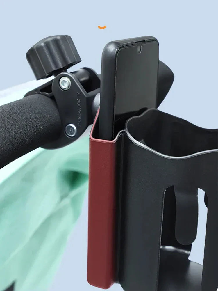 Baby Stroller Cup Holder with Phone Mount