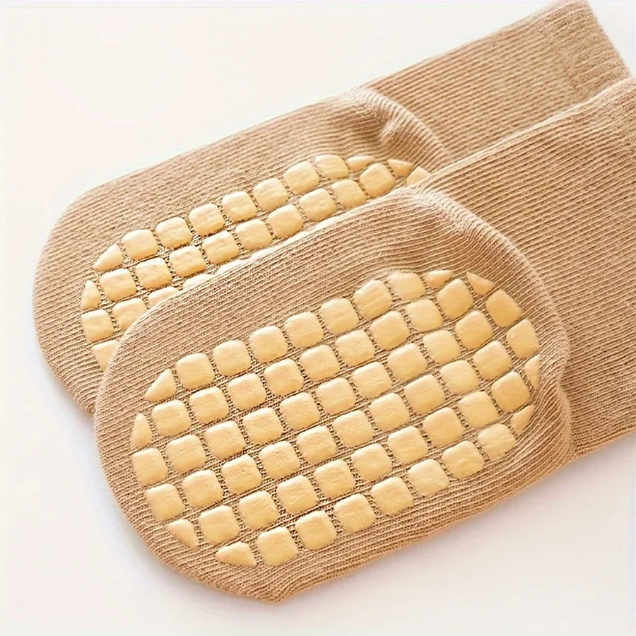 6-Pair Baby Anti-Slip Socks – Cute Cartoon Animals 🐻🐰🦊