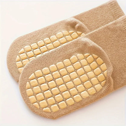6-Pair Baby Anti-Slip Socks – Cute Cartoon Animals 🐻🐰🦊