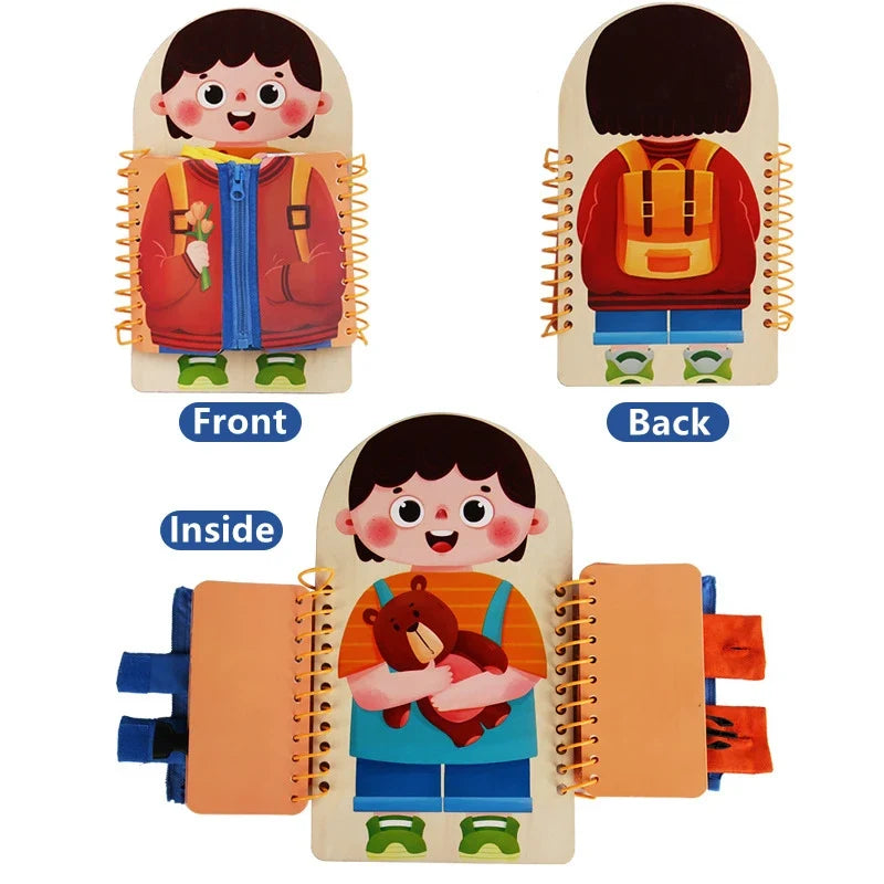 SkillPlay Wooden Montessori Busy Board