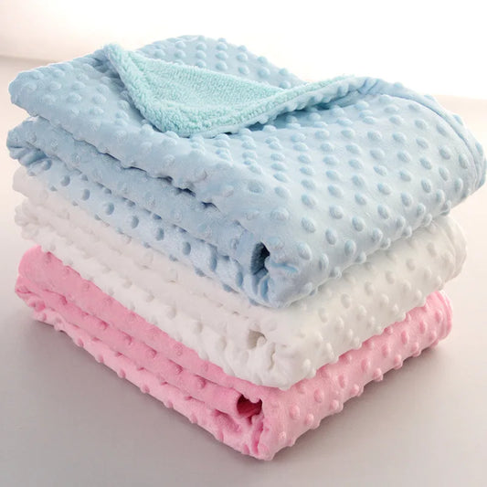 Baby Blanket – Warm Double Layer Swaddle Wrap