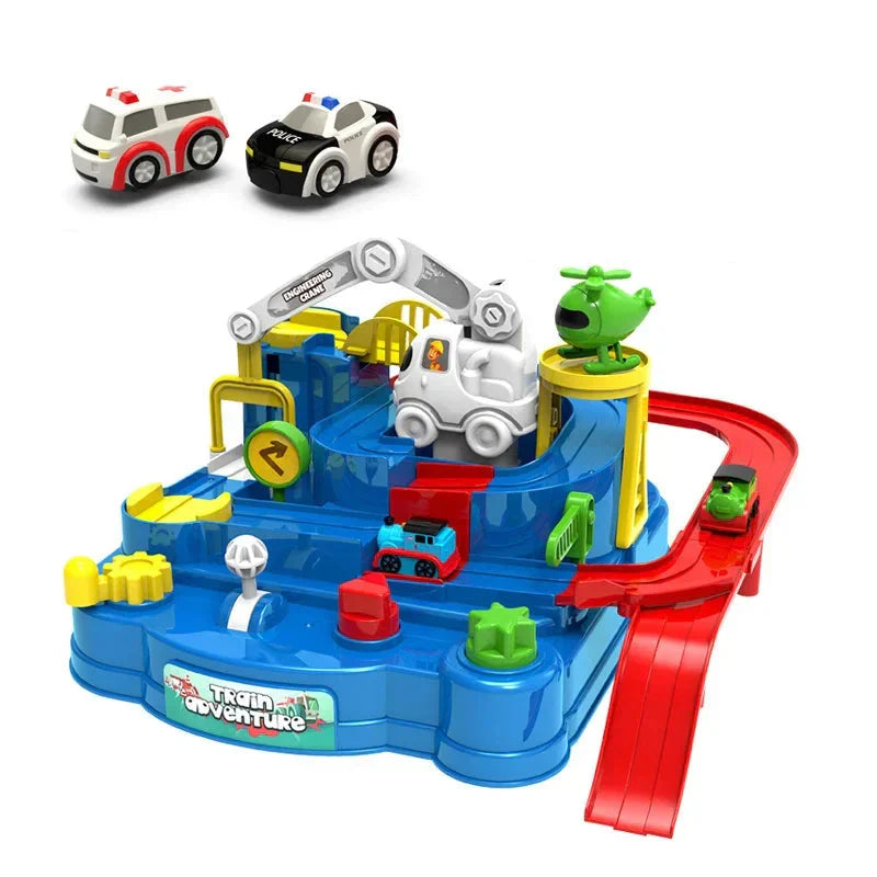 Car Train Track Adventure Set