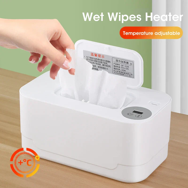 Baby Wipe Warmer – USB Charge Wet Towel Dispenser for Home and Car Use