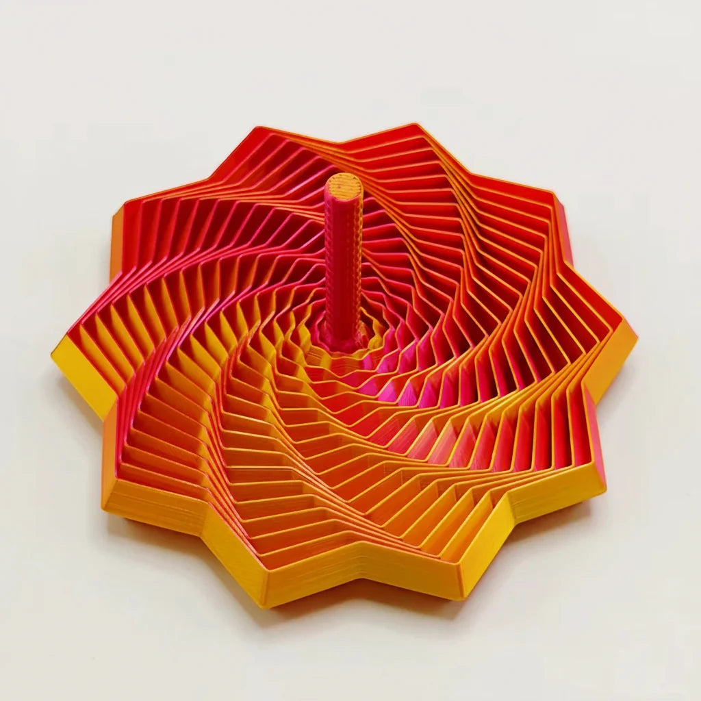 SpinGlow 3D Rainbow Sensory Fidget Toy