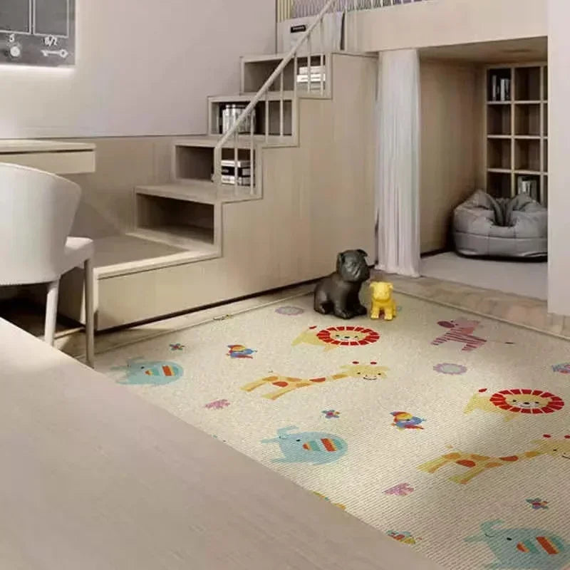 Foldable Baby Play Mat – Waterproof Double-Sided Cartoon Activity Mat