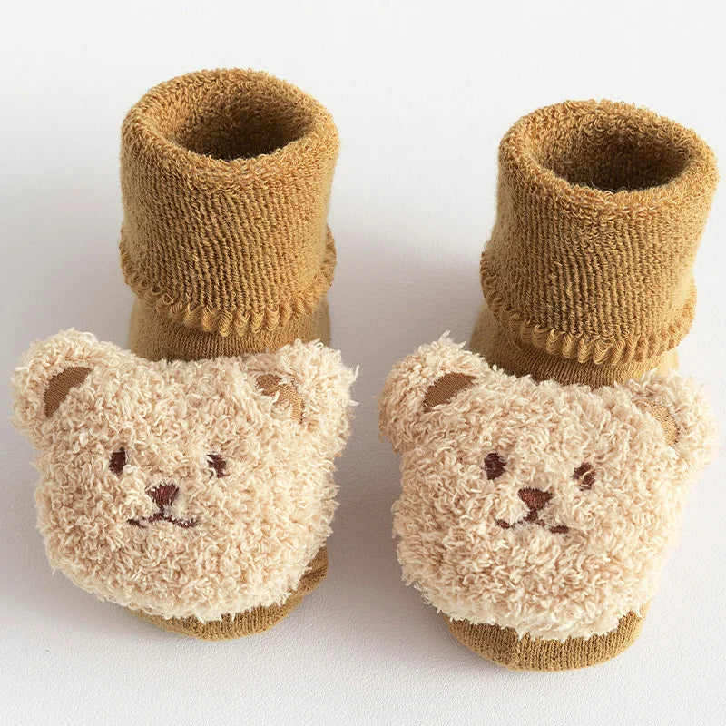 Cute Baby Cotton Bear Socks