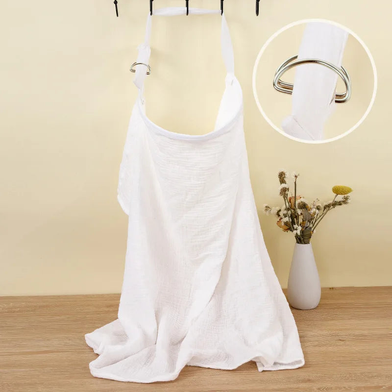 Breathable Breastfeeding Cover – Adjustable Nursing Apron for Outdoor Privacy