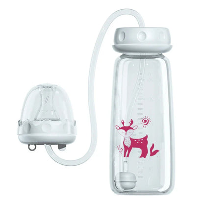 Hands-Free Baby Feeding Bottle – Anti-Colic Nursing System