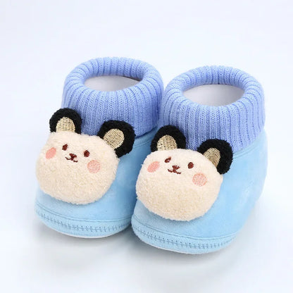 BearStep – Plush Anti-Slip Baby Crib Shoes 🐻👟